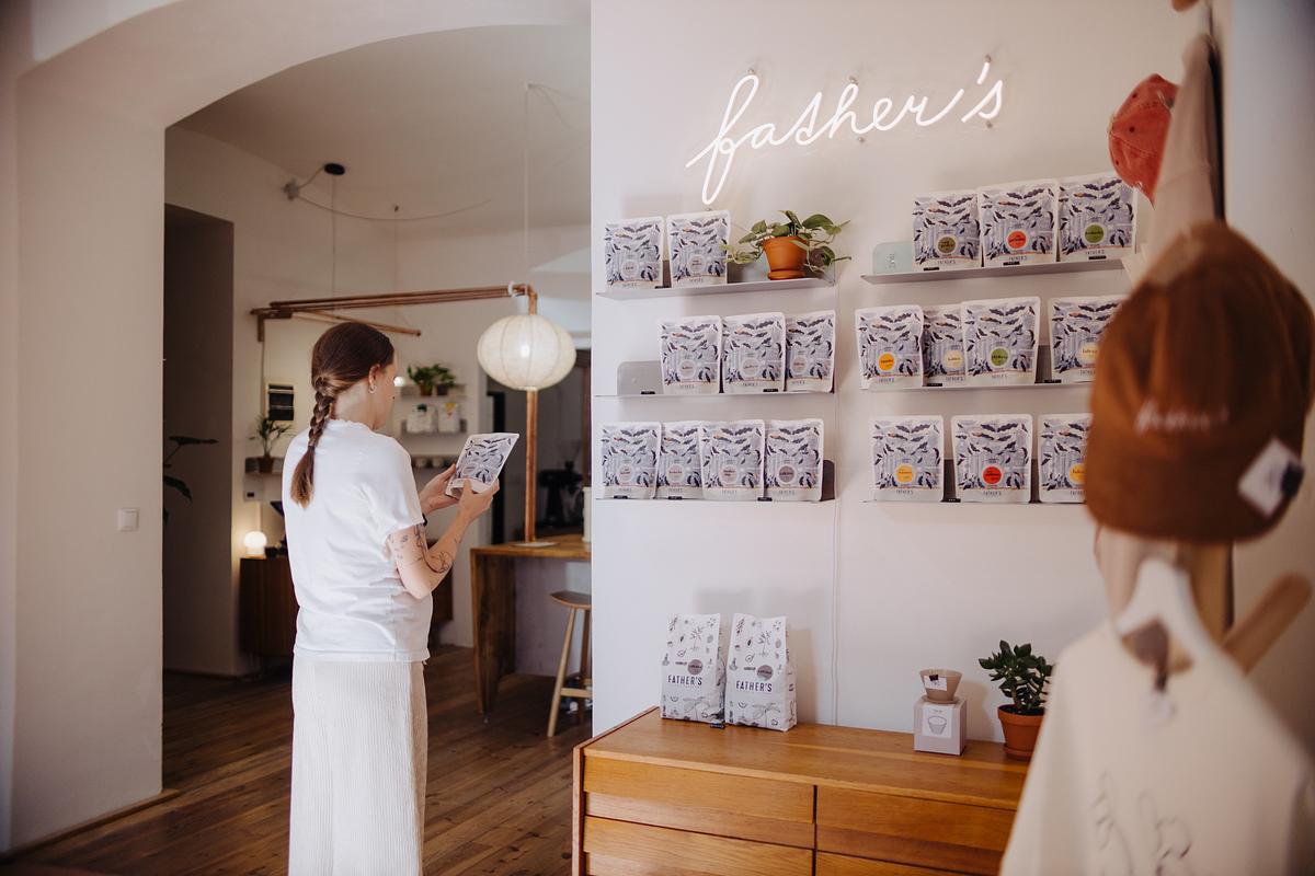 Father's coffee store