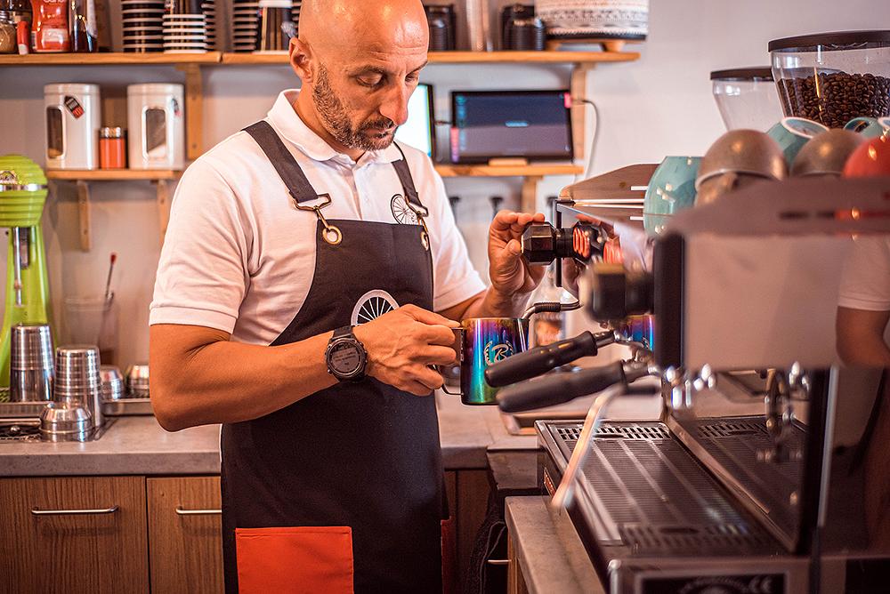 Bike & Bean Coffee Station