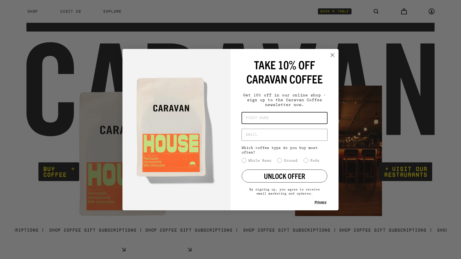 Caravan Coffee Roasters