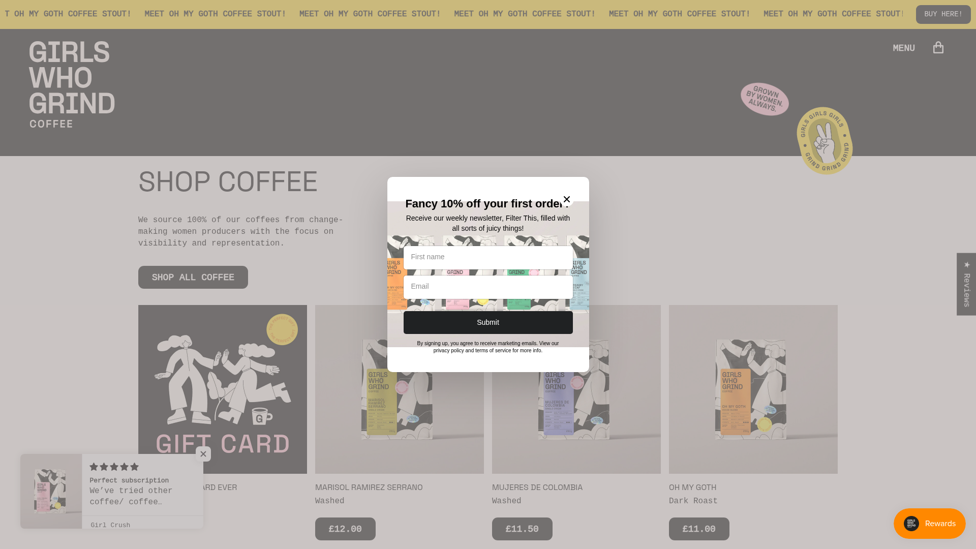 Girls Who Grind Coffee