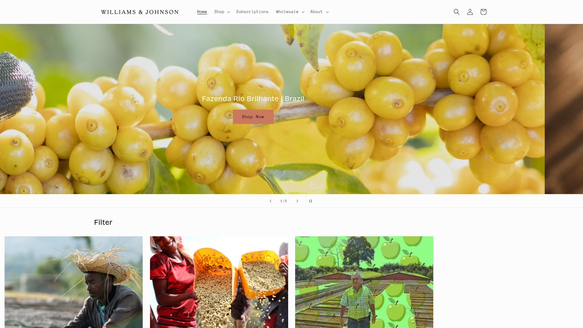 Williams and Johnson Coffee Co.