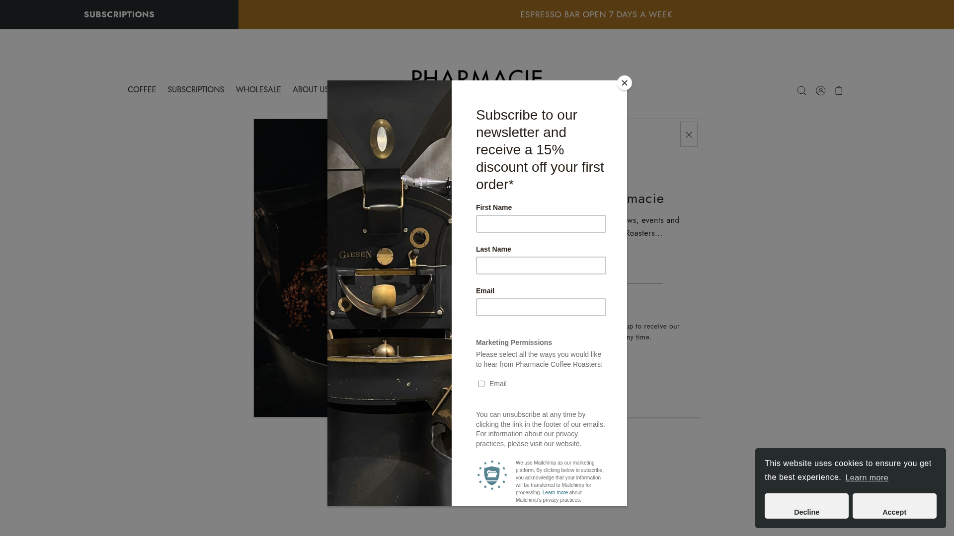 Pharmacie Coffee Roasters