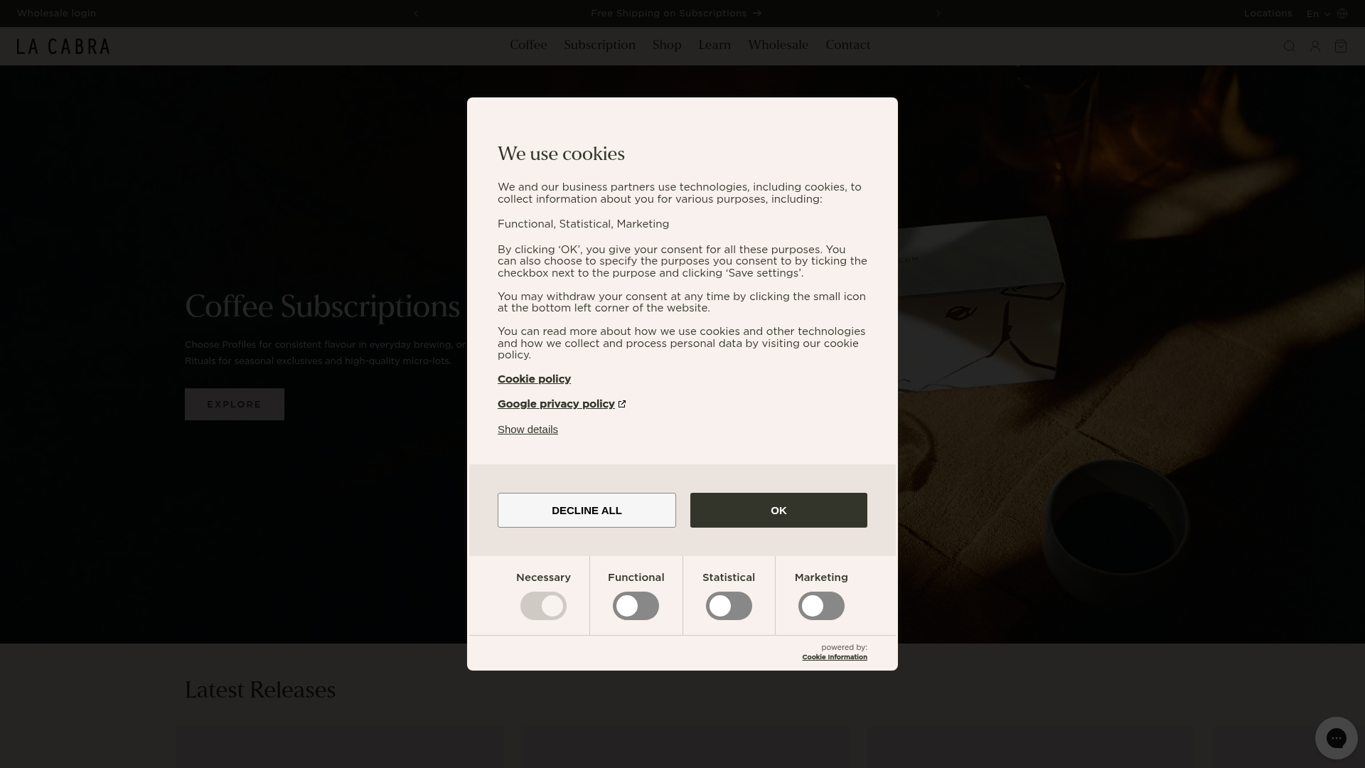 La Cabra Coffee Roasters