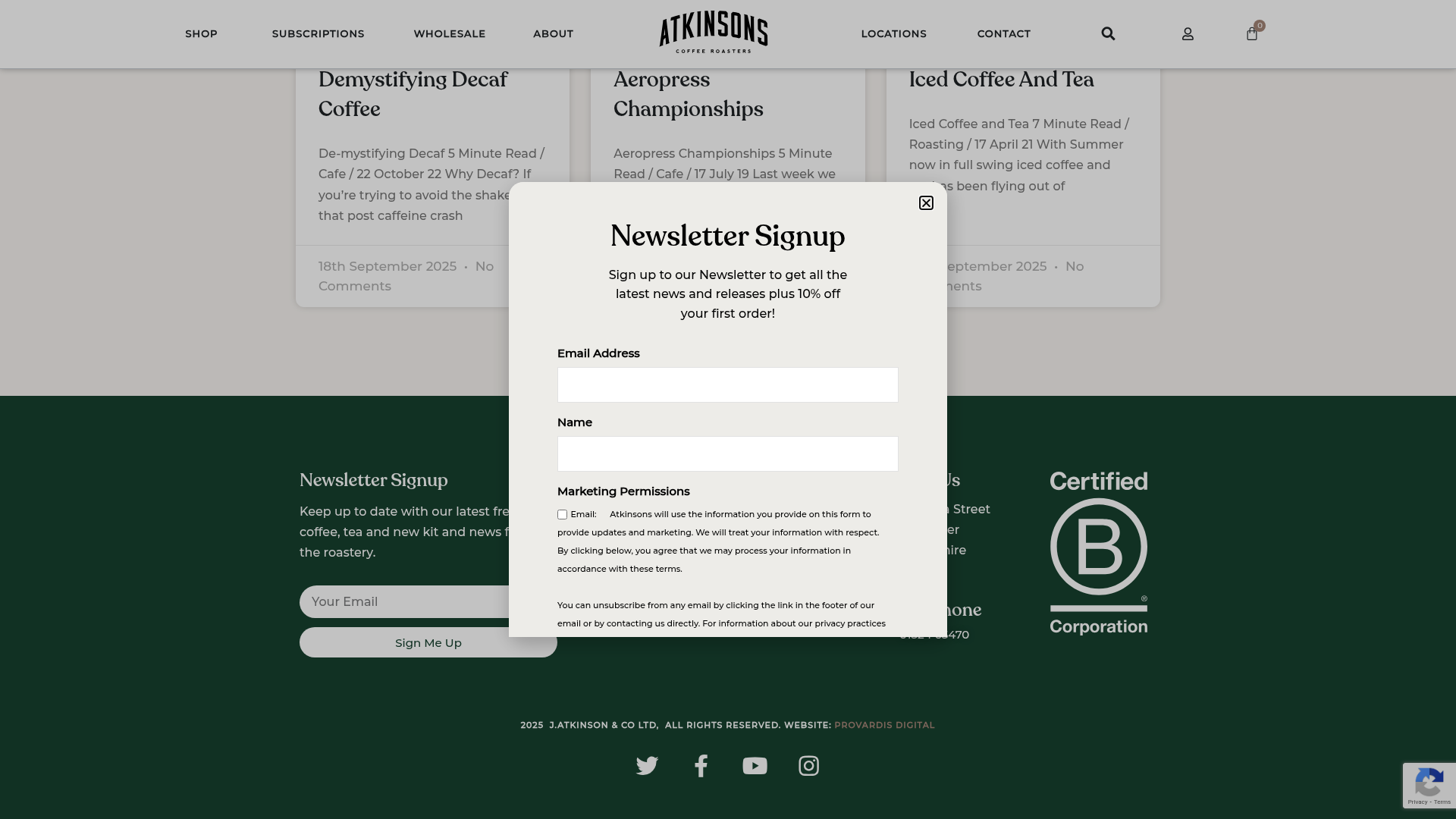 Atkinsons Coffee Roasters